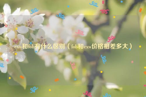 exw和fob有什么区别（fob和exw价格相差多大）