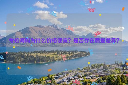 考拉海购为什么价格便宜？是否存在质量差异？