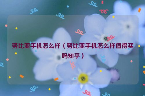 努比亚手机怎么样（努比亚手机怎么样值得买吗知乎）